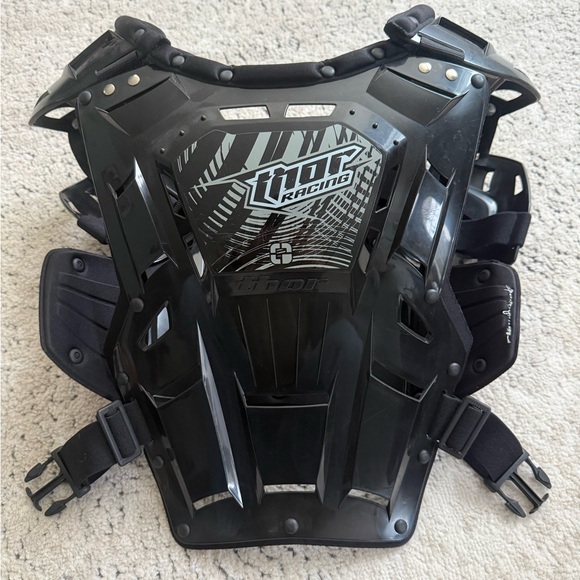 Thor Racing Black Chest Protector - Picture 3 of 4